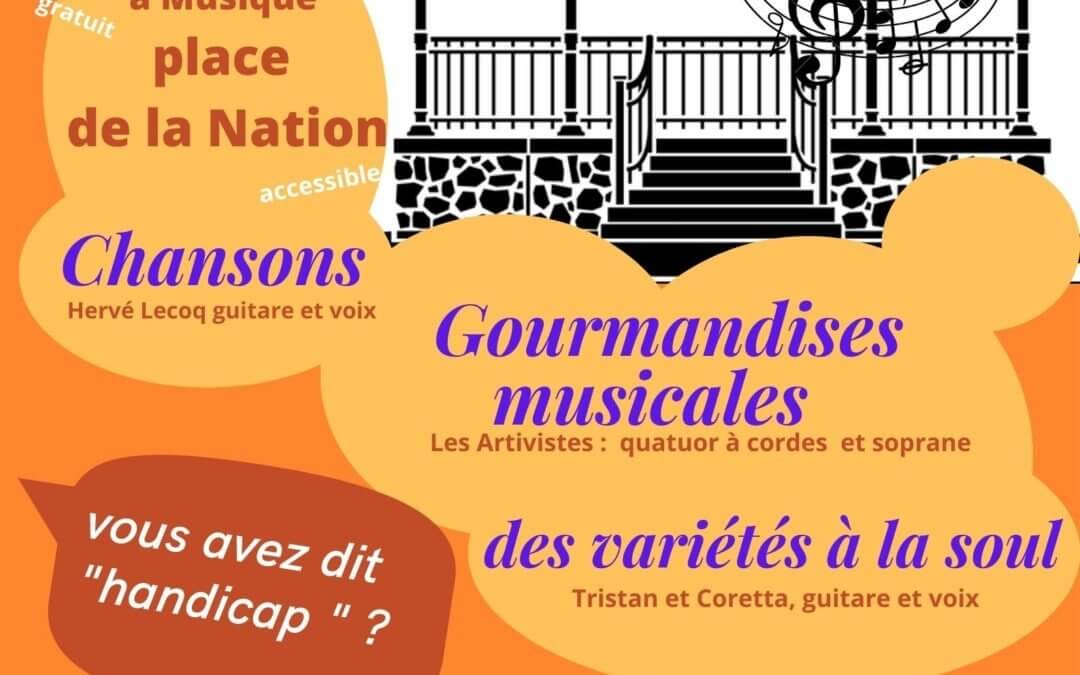 Fête sur la place de la Nation