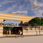 Entrée de l'école dessin 3D